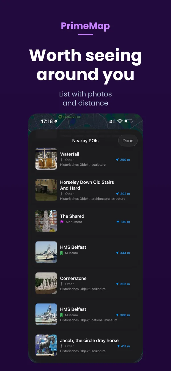 PrimeMap Cluster Pins – clear POI map in cities