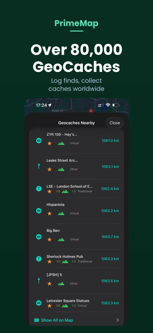 PrimeMap AR mode – sights in Augmented Reality